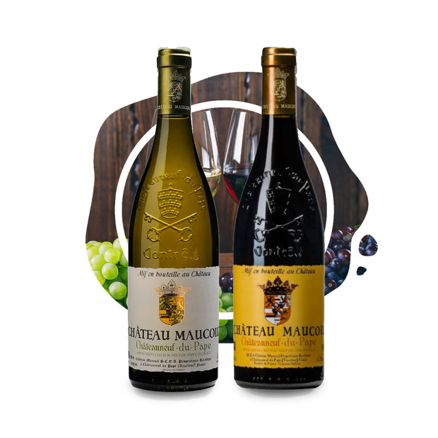 Chateau Maucoil Chateauneuf-du-Pape Twin Bottle Gift Pack