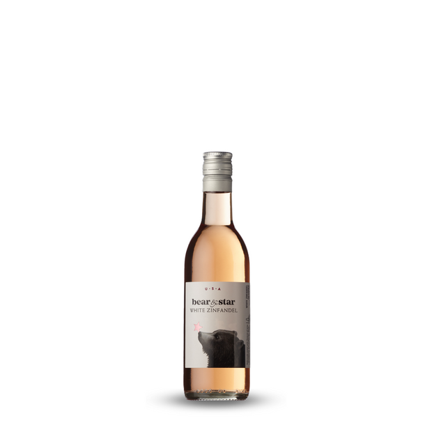 NV Bear & Star White Zinfandel (187mls Single Serve)