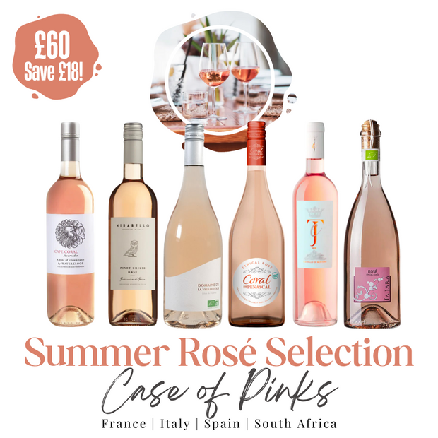 Summer Rosé Selection - Case of Pink Wines